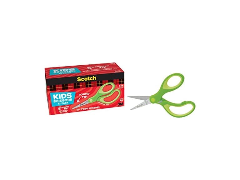 Scotch 5-Inch Soft Touch Pointed Kid Scissors - Image 1