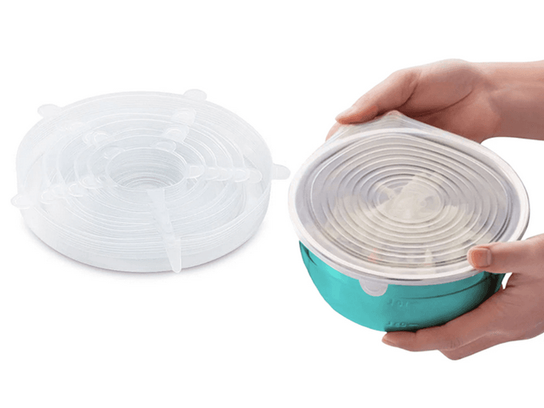 6pk Reusable Container Lid Covers - Image 1