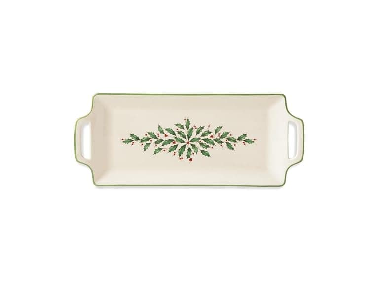 Lenox  Holiday Hors d'Oeuvre Tray, Christmas Hosting - Image 1