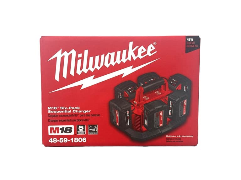 Milwaukee 48-59-1806 M18 6 Pack Sequential Charger - Image 1