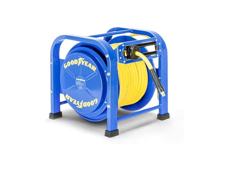Goodyear Air Hose Reel, 3/8" x 100' 300 PSI - Image 1