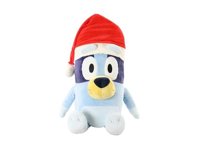 Animal Adventure Bluey with Santa Hat 20-in Plush - Image 1