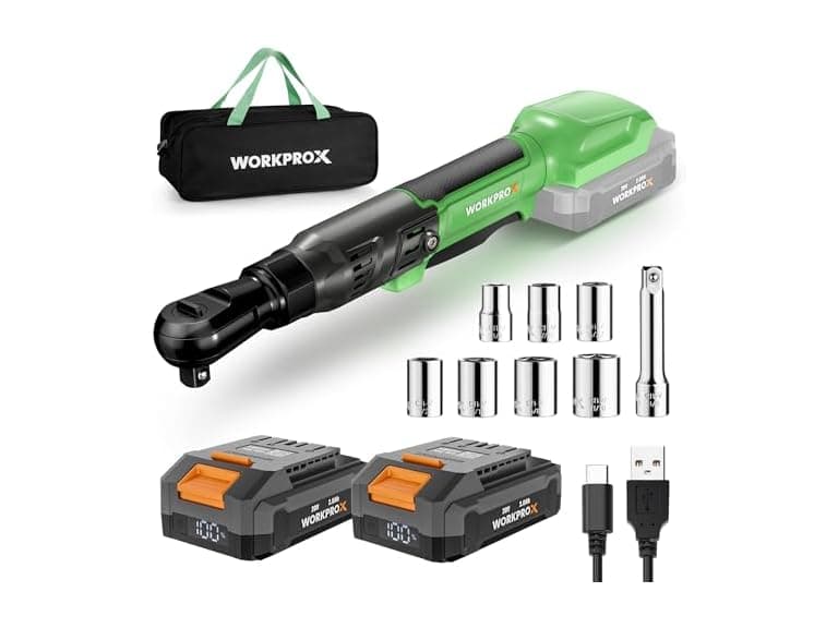 WORKPROX 3/8 Electric Ratchet Set - Image 1