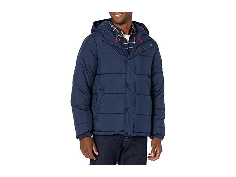 AE Mens Heavyweight Hooded Puffer Coat - Image 1