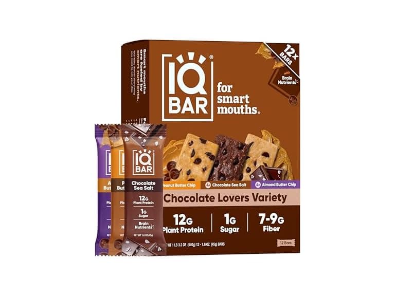 24CT IQBAR Clean Plant Protein Bars- Your Choice - Image 1