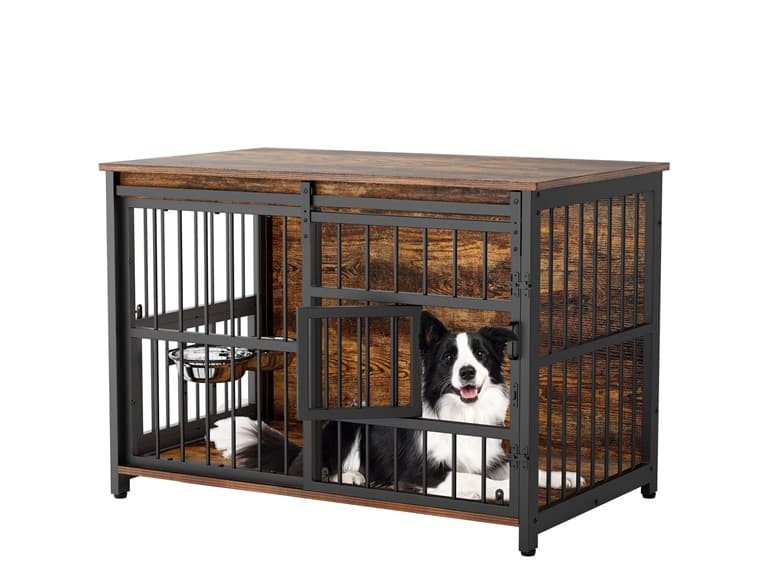 Dog Crate Furniture Sliding Barn Door - Image 1