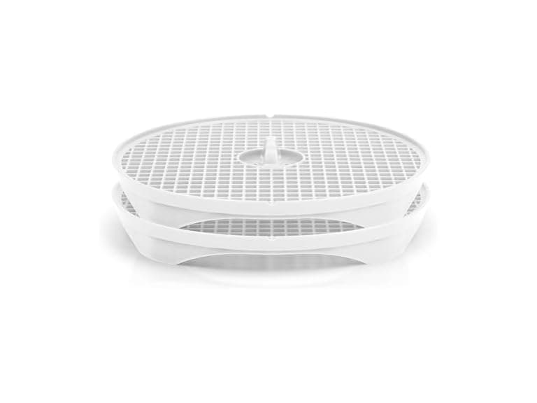 Borner by Reston Lloyd 2pc Crispymaker, Microwave Chip Maker, White - Image 1