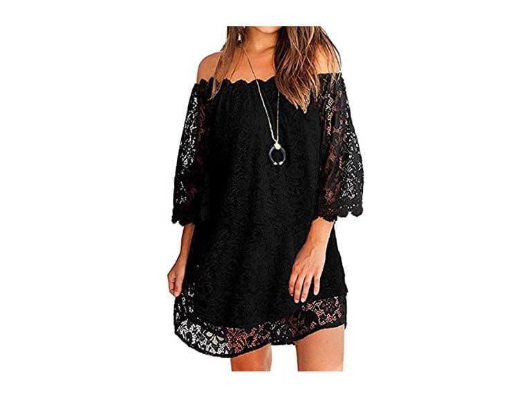 Miholl Women (XL) Sexy Dresses Off Shoulder Dress - Image 1