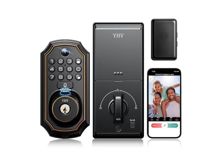 Keyless Entry Door Lock with Camera