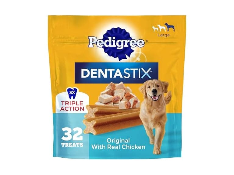 Pedigree Dentastix Large Dog Treats, Original, 32CT - Image 1