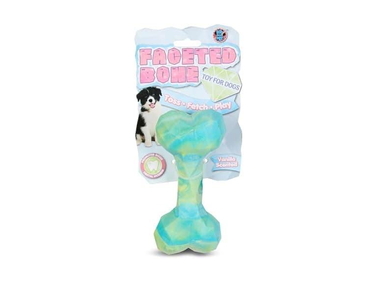 Bow Wow Pet Ombre Geo Bone Dog Chew Toy - Image 1