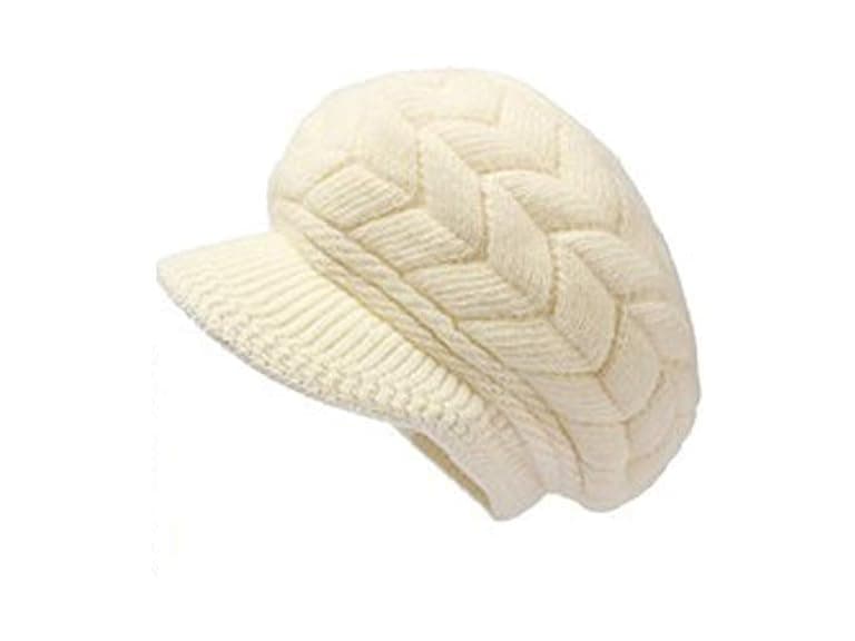 SYAYA Womens Winter Hat with Brim - Image 1
