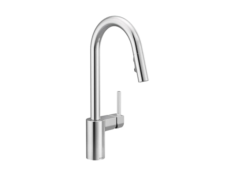 Moen Align Chrome One-Handle Modern Kitchen Pulldown Faucet - Image 1