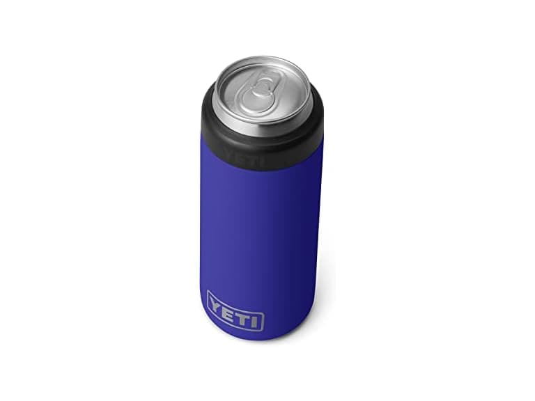 YETI Rambler 12oz Colster Slim Can Insulator, Offshore Blue - Image 1