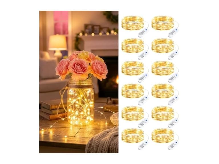Minetom 12 Pack Fairy Lights - Image 1