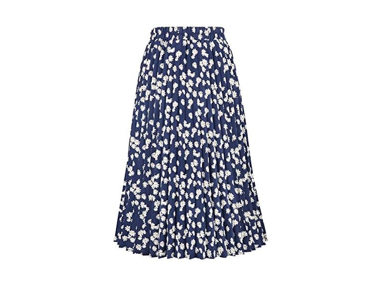 Chartou Women (XS) Chic Elastic High Waisted Skirt - Image 1