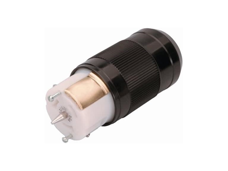 Reliance Controls LL550C 50 Amp Generator Connector (Female), Black - Image 1