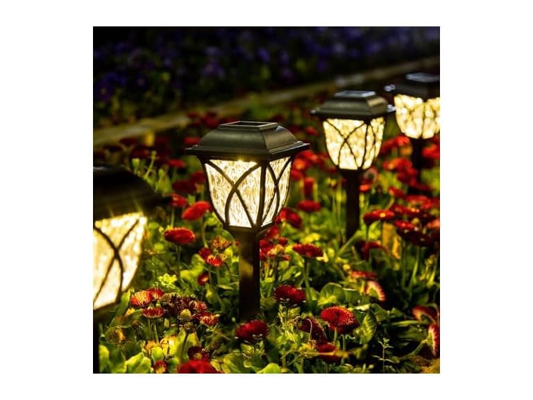 6 Pack Solar Lights Outdoor Waterproof - Image 1