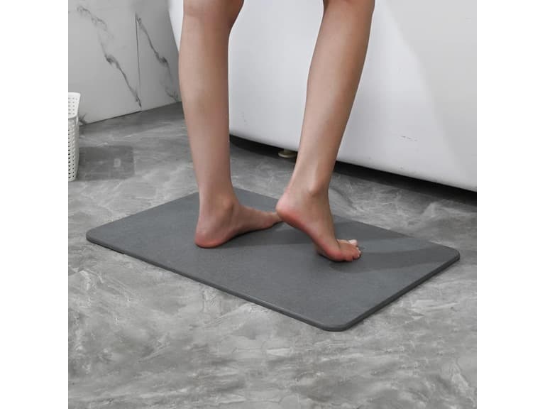 Diatomaceous Earth Stone Bath Mat - Image 1
