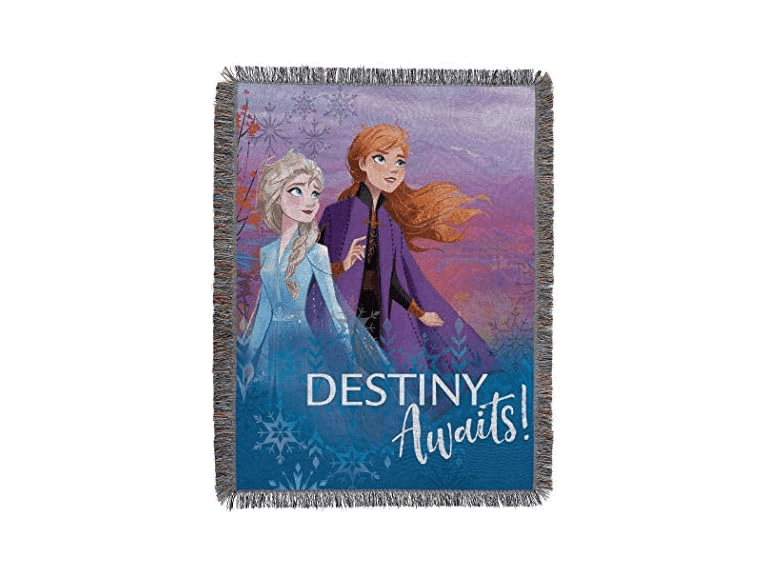 Frozen Woven Tapestry Throw Blanket - Image 1