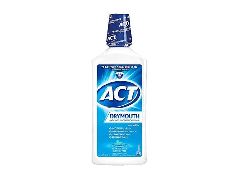 ACT Dry Mouth Anticavity Mouthwash Mint 33.8oz 3pk - Image 1
