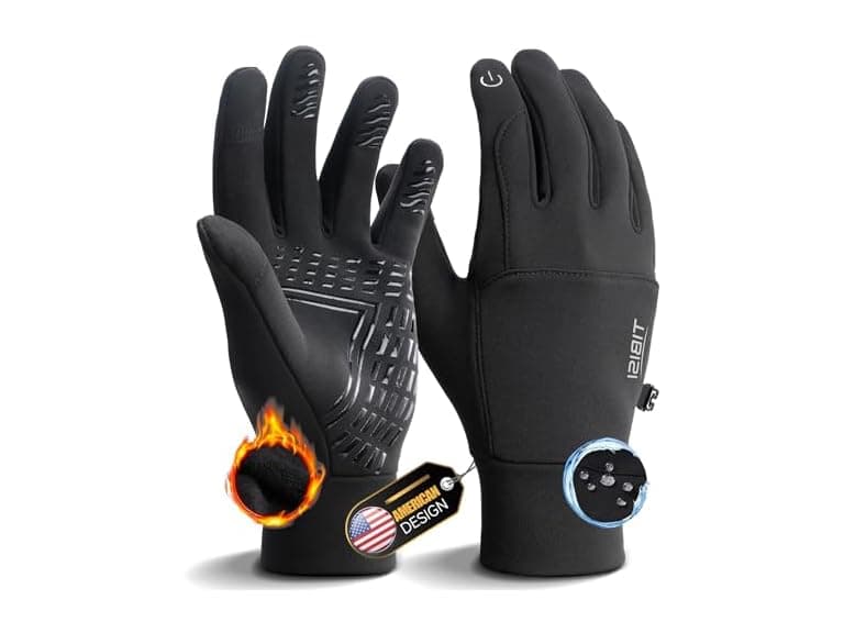PULIOU Winter Waterproof Thermal Gloves (M) - Image 1