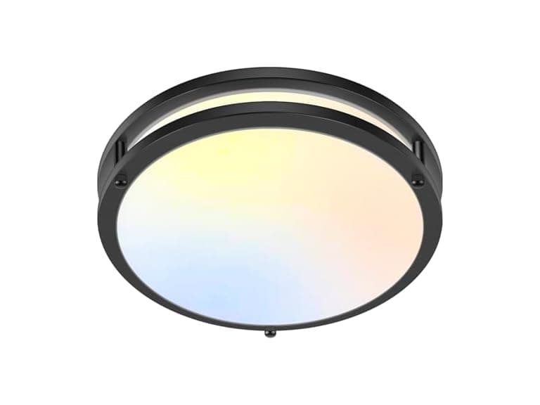 GoBright 36W LED Ceiling Light 12" Black - Image 1