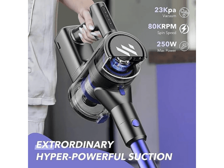 Tvwio Cordless Vacuum Cleaner - Purple - Image 1