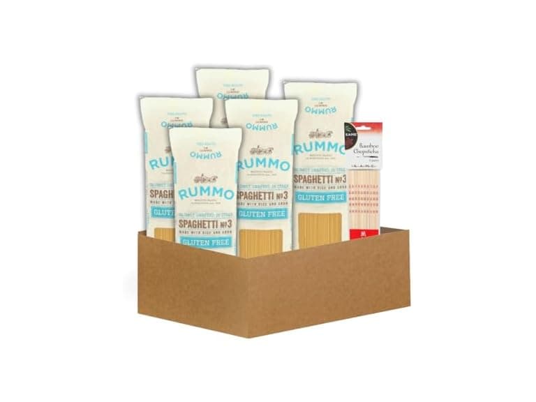 6 Item Set- Rummo Pasta Spaghetti & Chop Sticks - Image 1