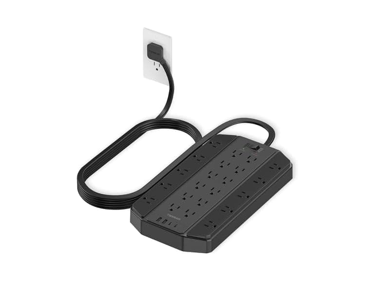 TESSAN 4,000J SP Power Strip (22 Outlets, 4 USB) - Image 1