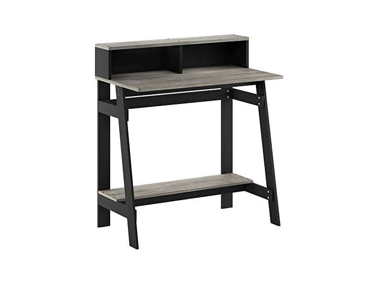 Furinno A Frame Desk, Black/Grey - Image 1