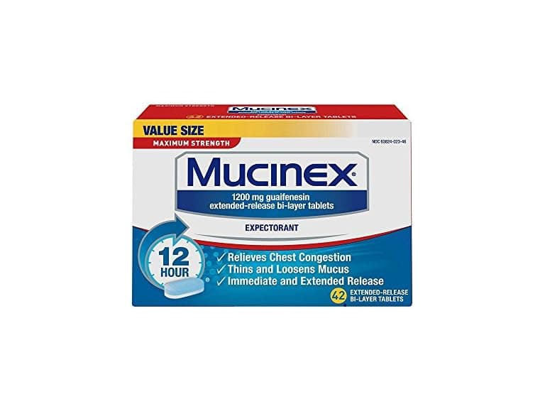 Chest Congestion, Mucinex Maximum Strength 42-Count - Image 1