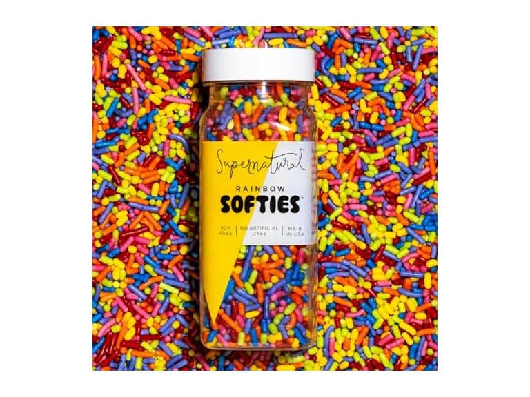 1CT Supernatural Rainbow Softies Natural Sprinkle, 3oz. - Image 1
