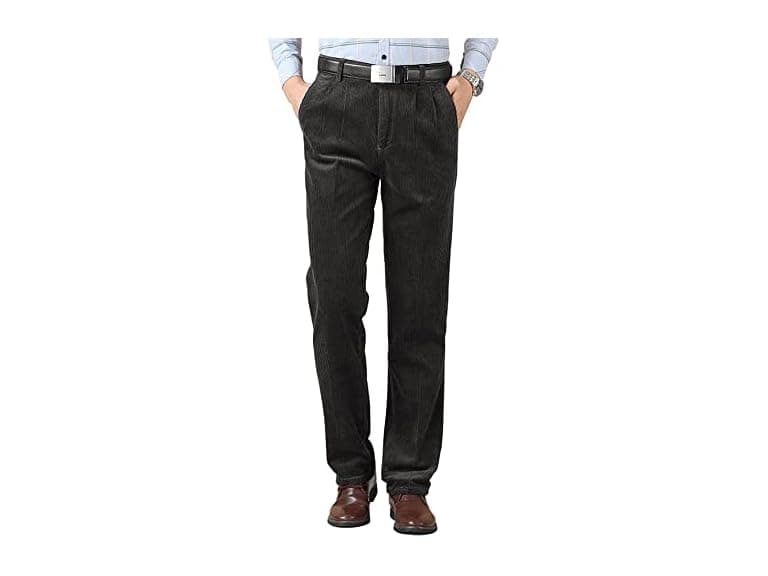 Kinghua Men (36W x 30L) Pleated Front Pants Pant - Image 1