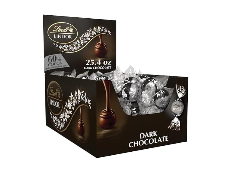 Lindt Lindor 60% Dark Choc Truffles 60ct - Image 1