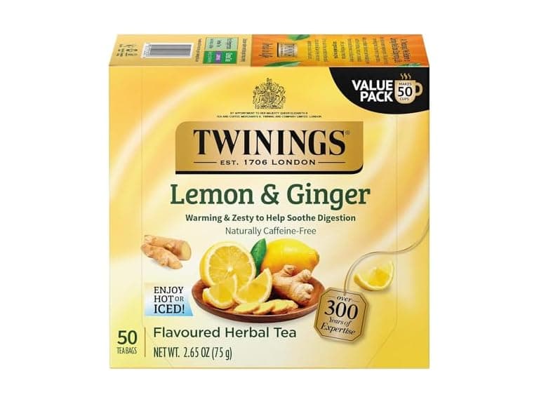 50CT Lemon & Ginger Herbal Tea - Image 1