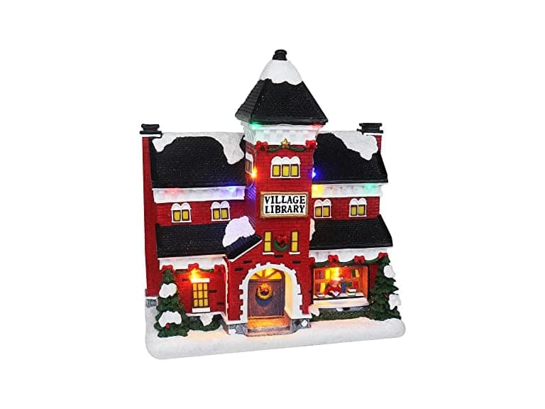 Top Treasures Christmas Village Library - Image 1