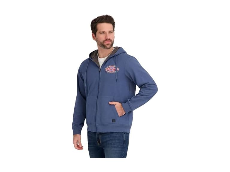 Billabong Mens Sherpa Lined Hoodie Jacket - Image 1