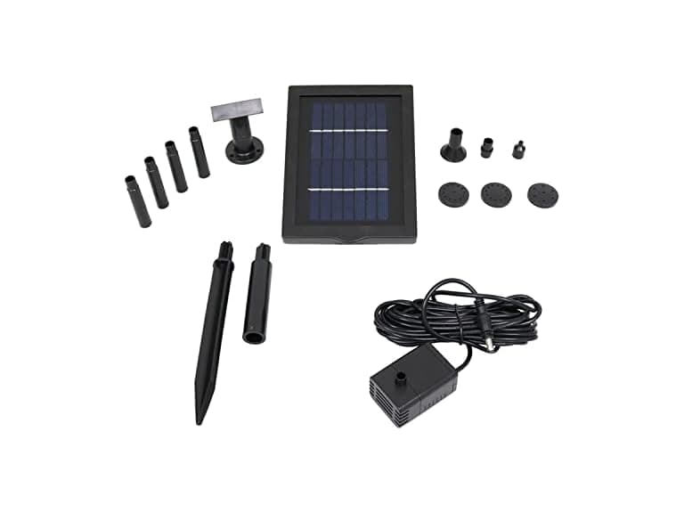 Sunnydaze 40 GPH Outdoor Fountain Solar Pump - Image 1