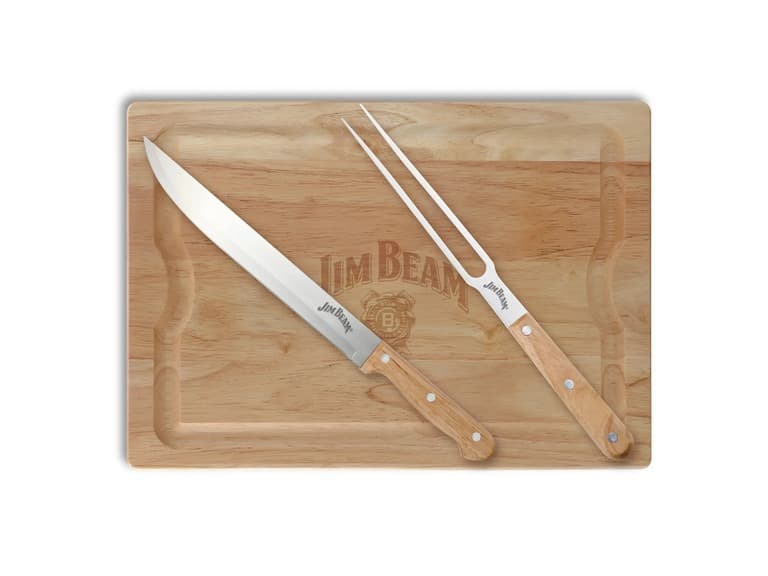 Jim Beam 3 Piece Carving Set - Image 1