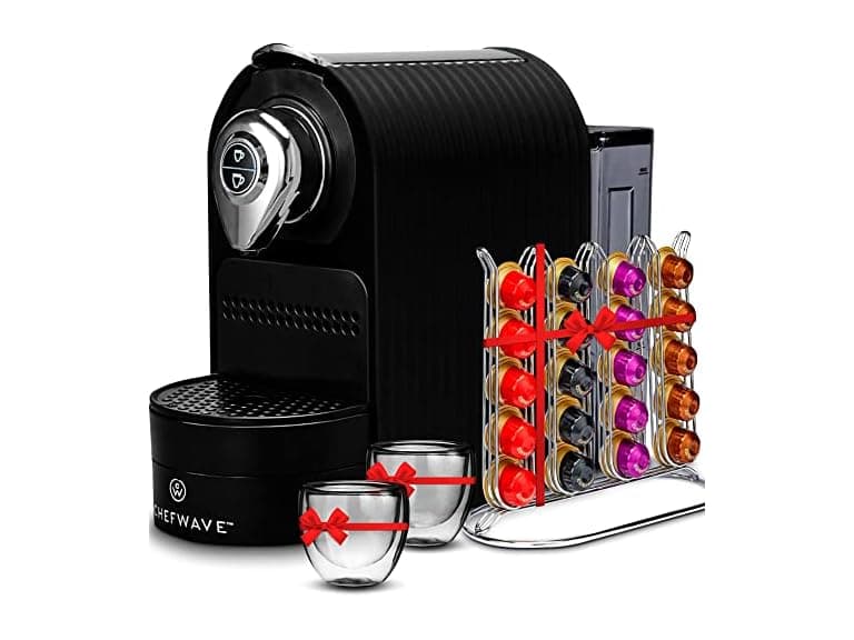 ChefWave Espresso Machine and Coffee Maker (Black) - Image 1
