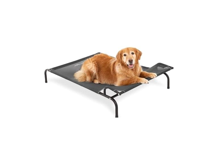 Sweetnight Elevated Dog Bed with Headrest - Image 1