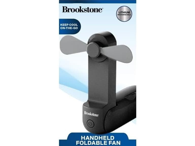 Brookstone Foldable Fan - Image 1