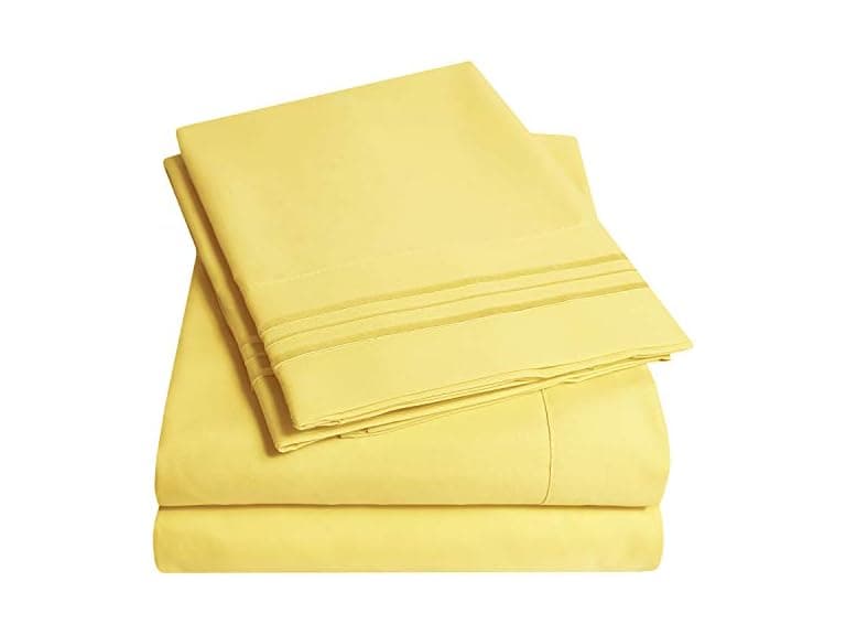 Classic Solid Microfiber Sheet Set - Image 1