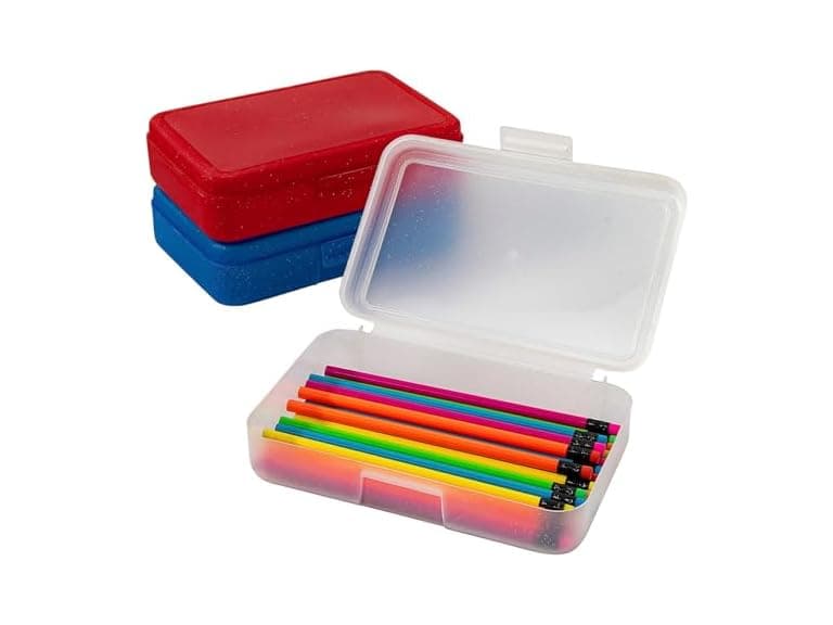 Fun Express X 5" Frosted Plastic Classroom Boxes - Image 1