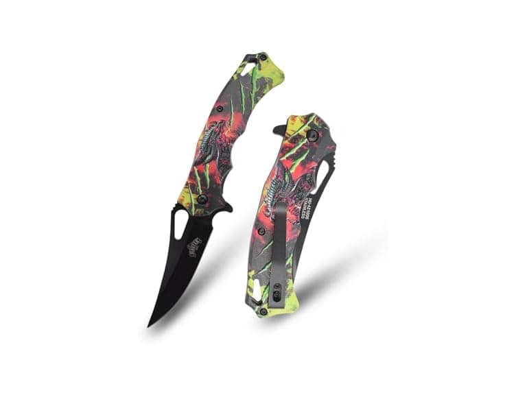 MASTER USA Pocket Knife 8" Light Green - Image 1