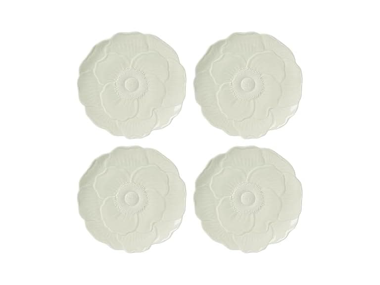 Lenox  Butterfly Meadow Floral Accent Plates, Green, Set of 4 - Image 1