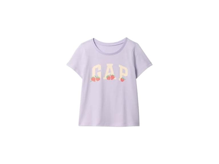 GAP Girls Short Sleeve Logo T-shirt - Image 1