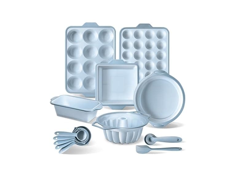 COOK WITH COLOR 17Pc Silicone Baking Set - Image 1