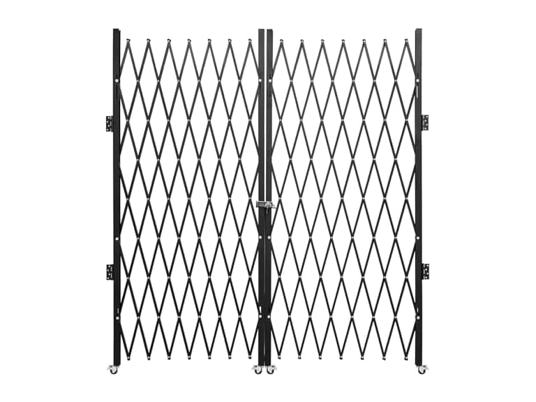 VEVOR Double Folding Security Gate, 6-1/2' H x 12' W